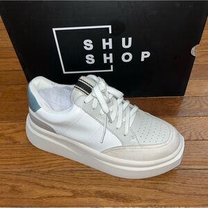 ShuShop White and Gray Women's Sneakers